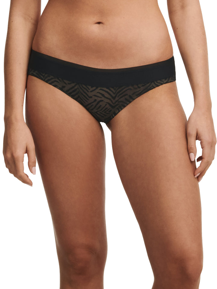 Chantelle - Graphic Allure Brief Black Brief Chantelle 