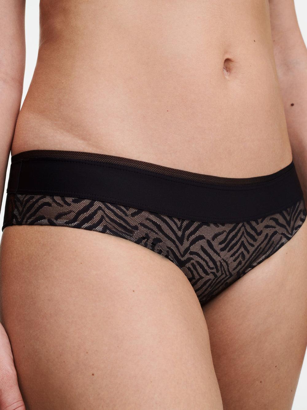 Chantelle - Graphic Allure Brief Black Brief Chantelle 