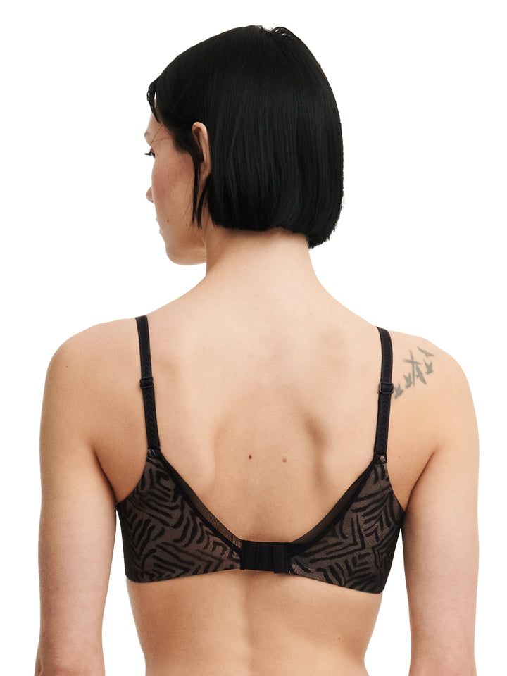 Chantelle - Soutien-Gorge Spacer Couvrant Allure Graphique Noir Soutien-Gorge Spacer Chantelle