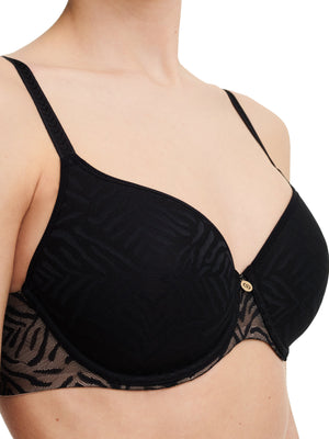 Chantelle - Graphic Allure Covering Spacer Bra Black Spacer Bra Chantelle