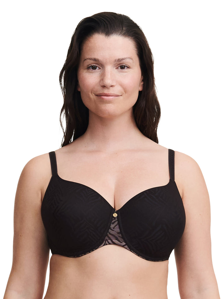 Chantelle - Sujetador Spacer Covering Graphic Allure Sujetador Spacer Negro Chantelle