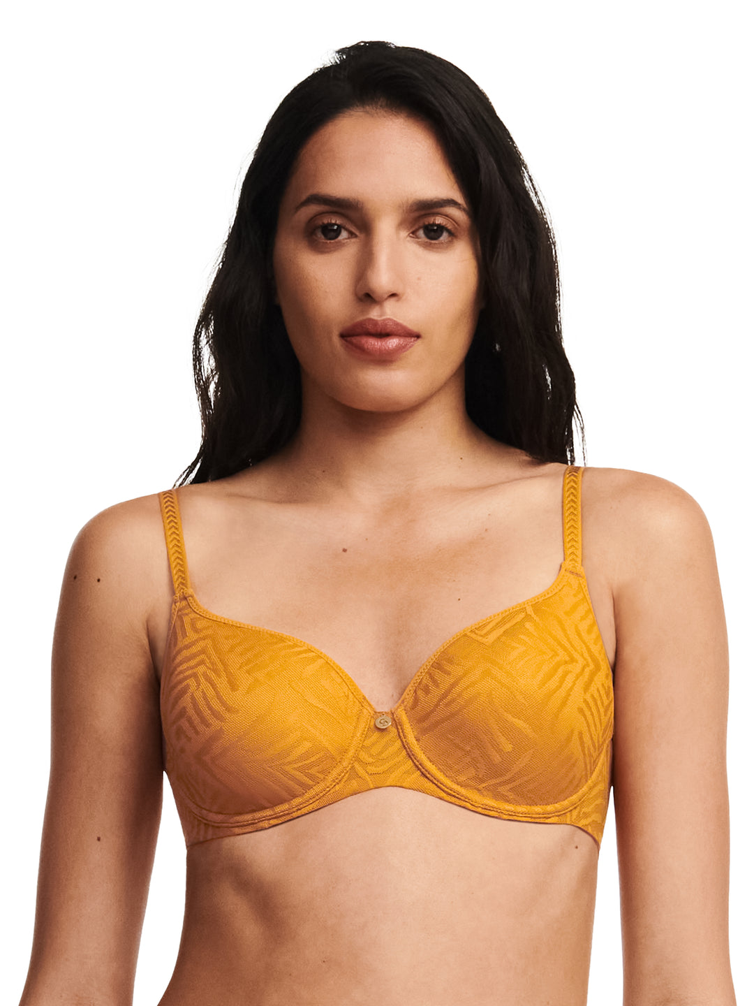 Chantelle - Soutien-gorge Spacer Couvrant Allure Graphique Ocre