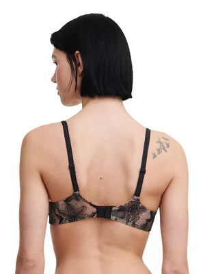 Chantelle - Orchids Push Up Bra Black