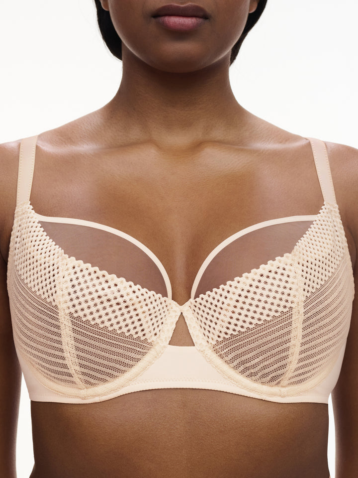 Chantelle - Play Very Covering Underwired Bra Golden Beige