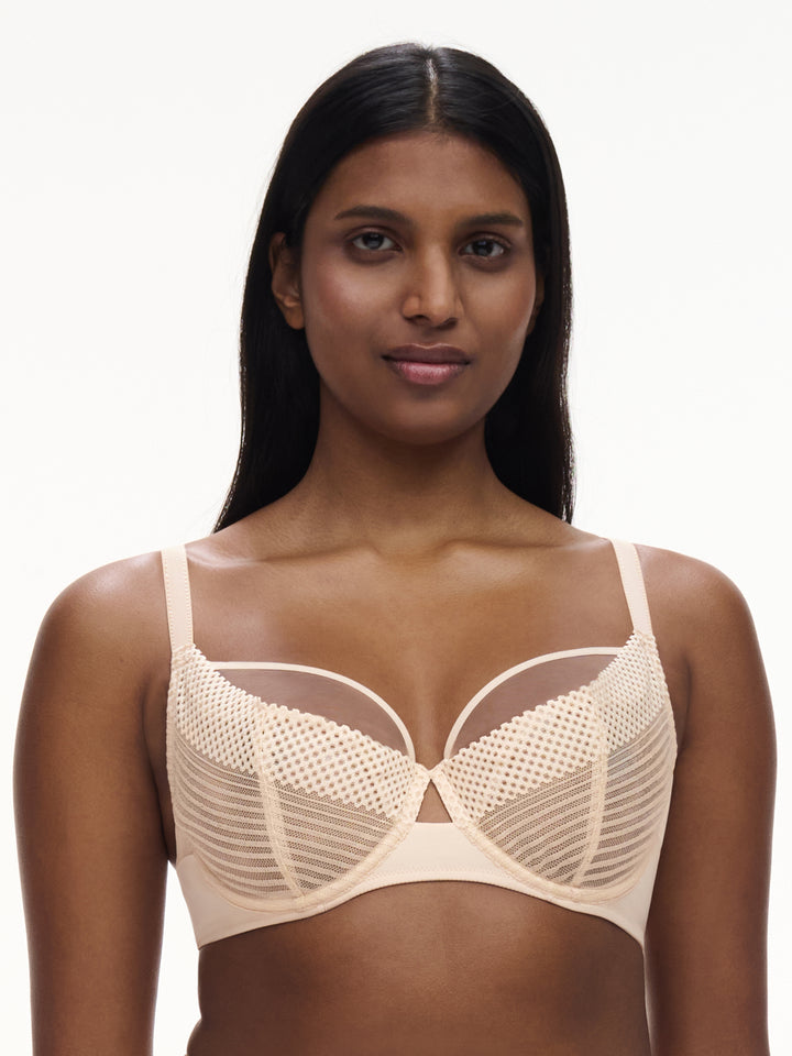 Chantelle - Play Very Covering Underwired Bra Golden Beige