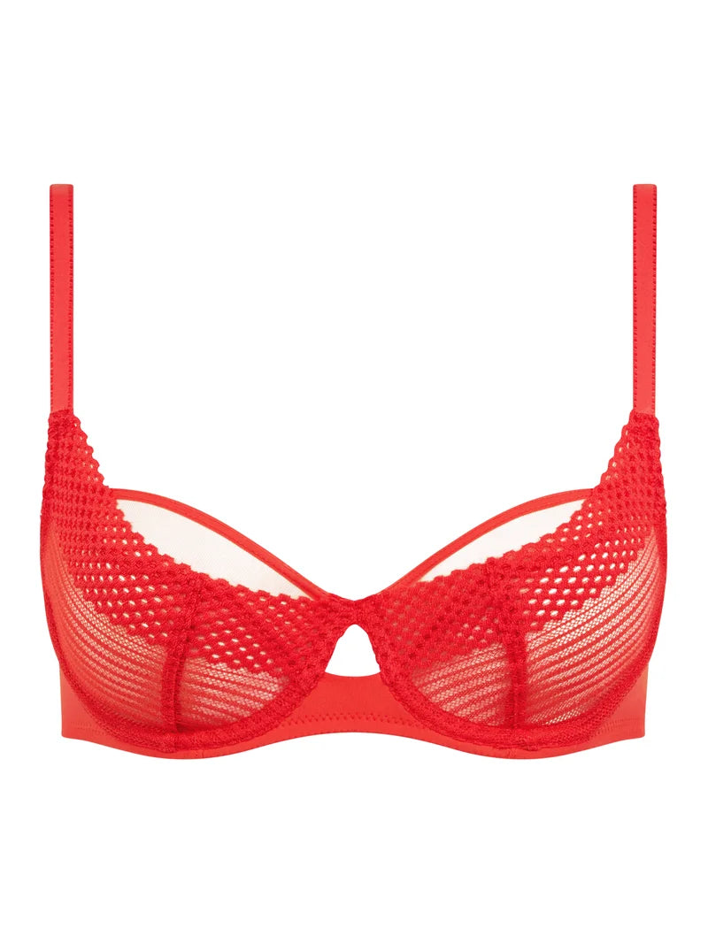 Chantelle - Play Covering Underwired Bra Red Cocktail