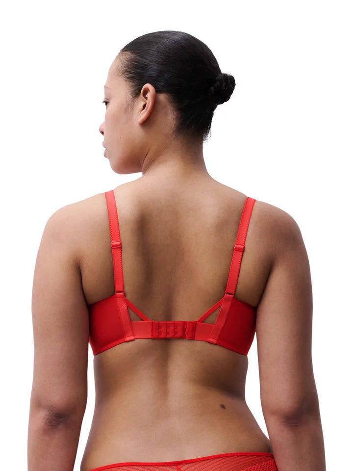 Chantelle - Play Covering Underwired Bra Red Cocktail