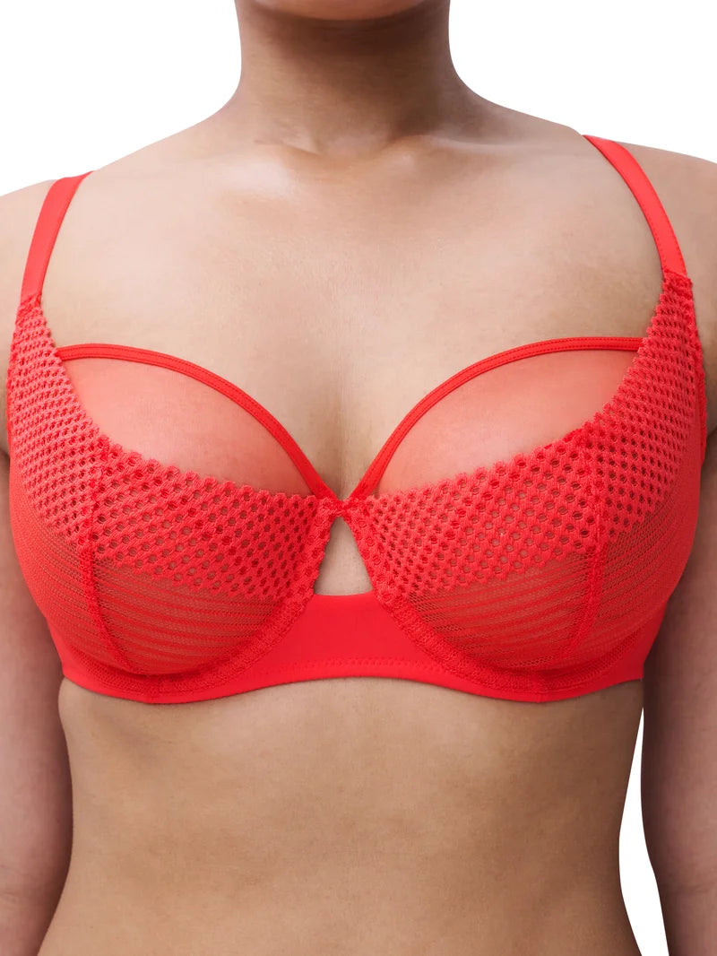 Chantelle - Play Covering Underwired Bra Red Cocktail