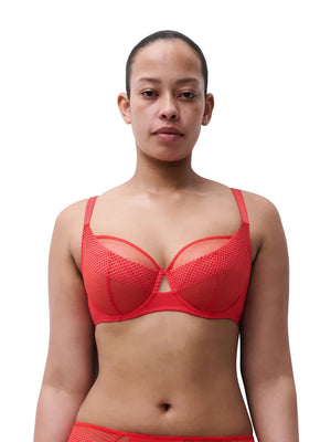 Chantelle - Play Covering Underwired Bra Red Cocktail