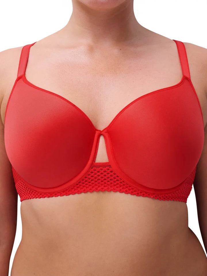 Chantelle - Play Covering Memory Bra Red Cocktail