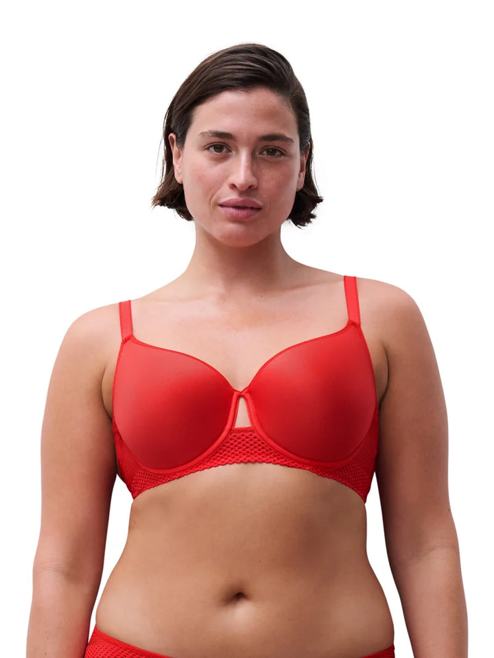 Chantelle - Play Covering Memory Bra Red Cocktail