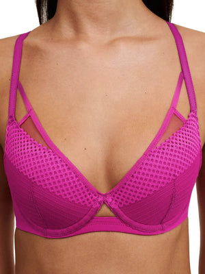 Chantelle - Play Plunge T-Shirt Bra Fuchsia