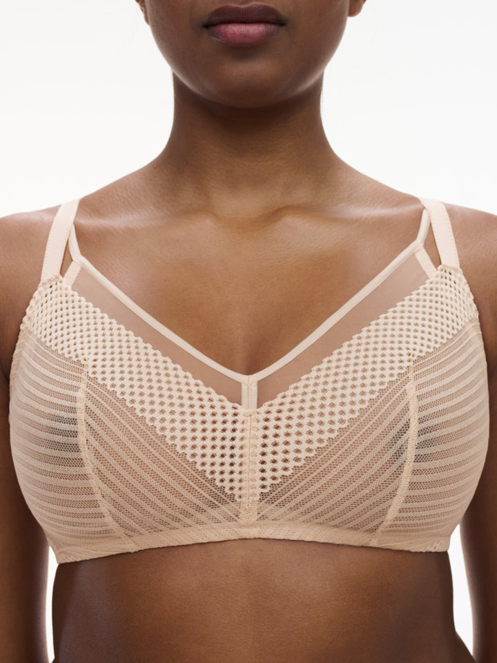 Chantelle - Play Wirefree Support Bra Golden Beige