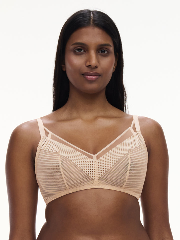 Chantelle - Play Wirefree Support Bra Golden Beige