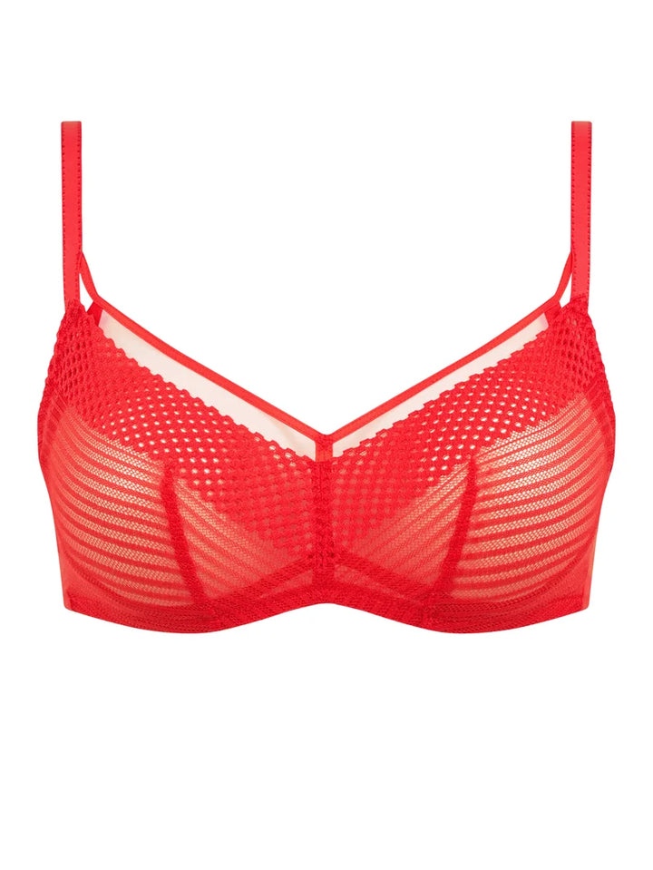 Chantelle - Play Wirefree Support Bra Red Cocktail