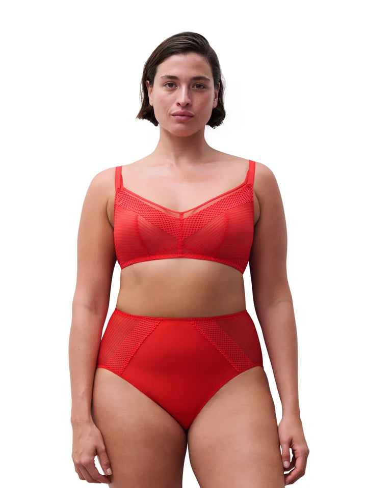 Chantelle - Play Wirefree Support Bra Red Cocktail