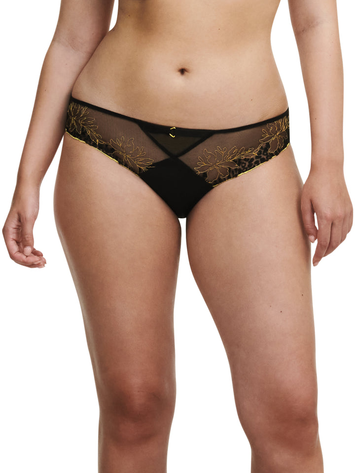 Chantelle - Spice Brief Black / Yellow