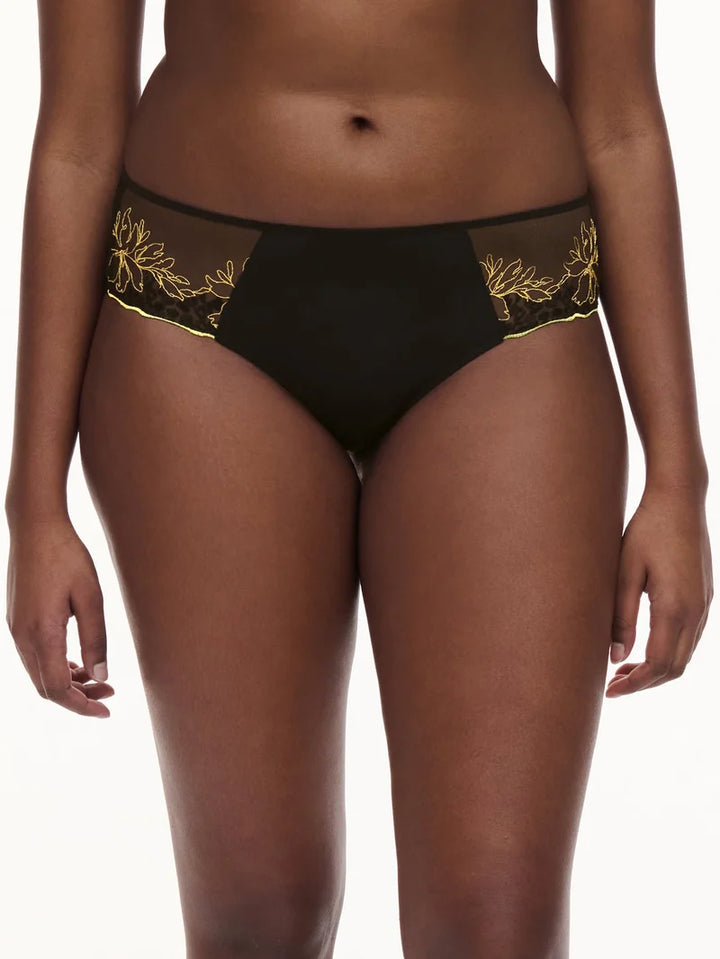Chantelle - Spice Revealing Shorty Black / Yellow