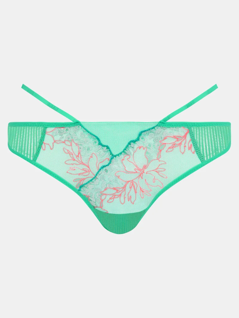 Chantelle - Spice Tanga Aqua Fluo