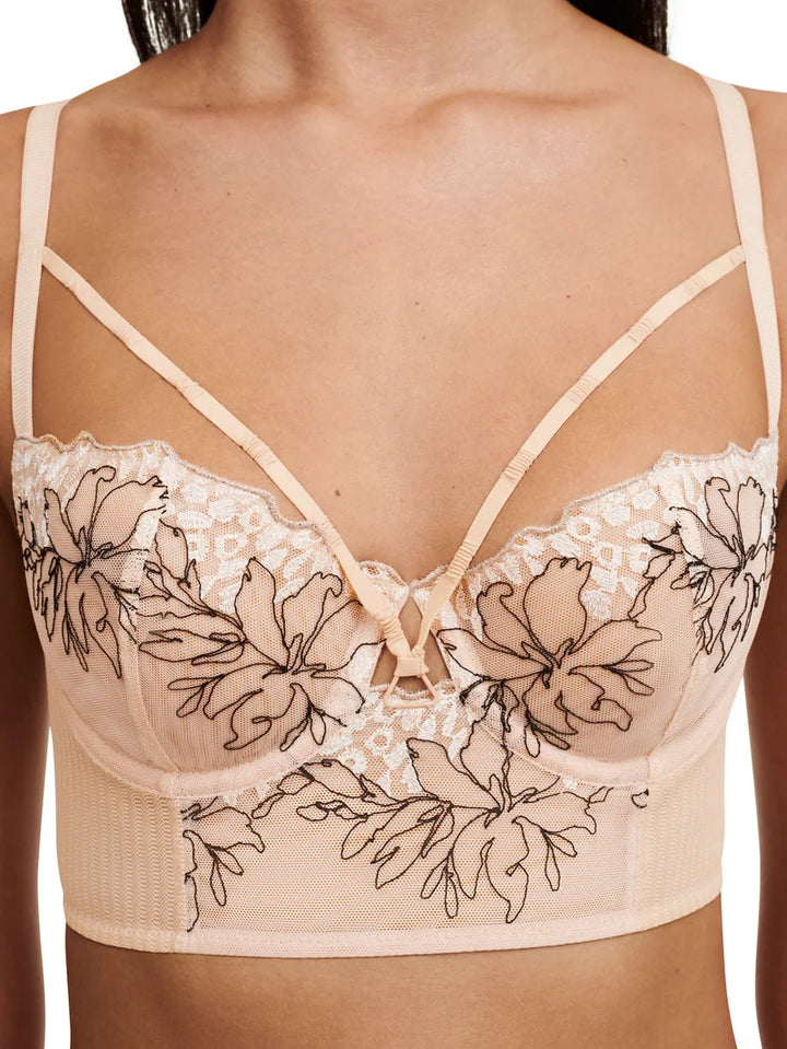 Chantelle - Spice Bustier Clay Nude / Black