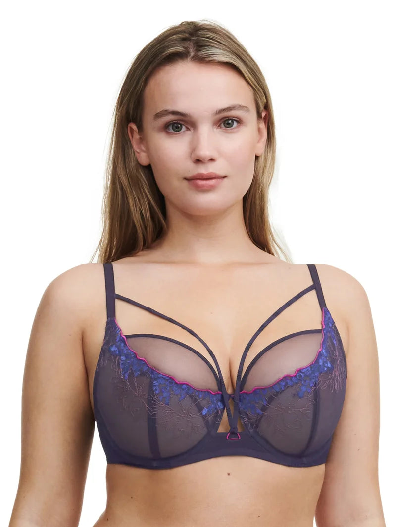 Chantelle - Spice Very Covering Underwired Bra Midnight Blue Multico