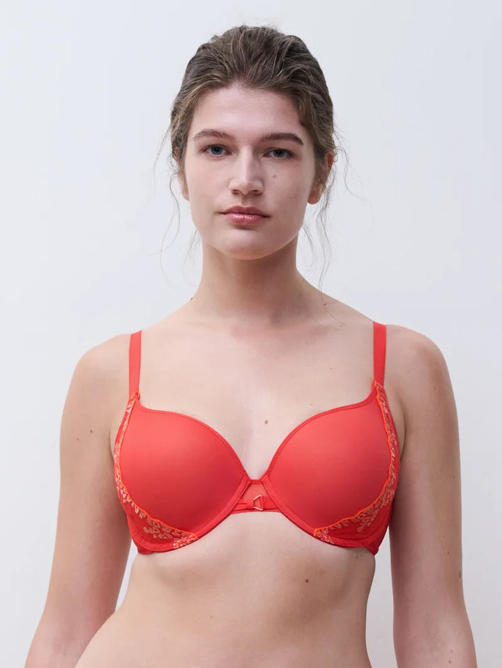 Chantelle - Spice Covering T-Shirt Bra Red Cocktail Multico