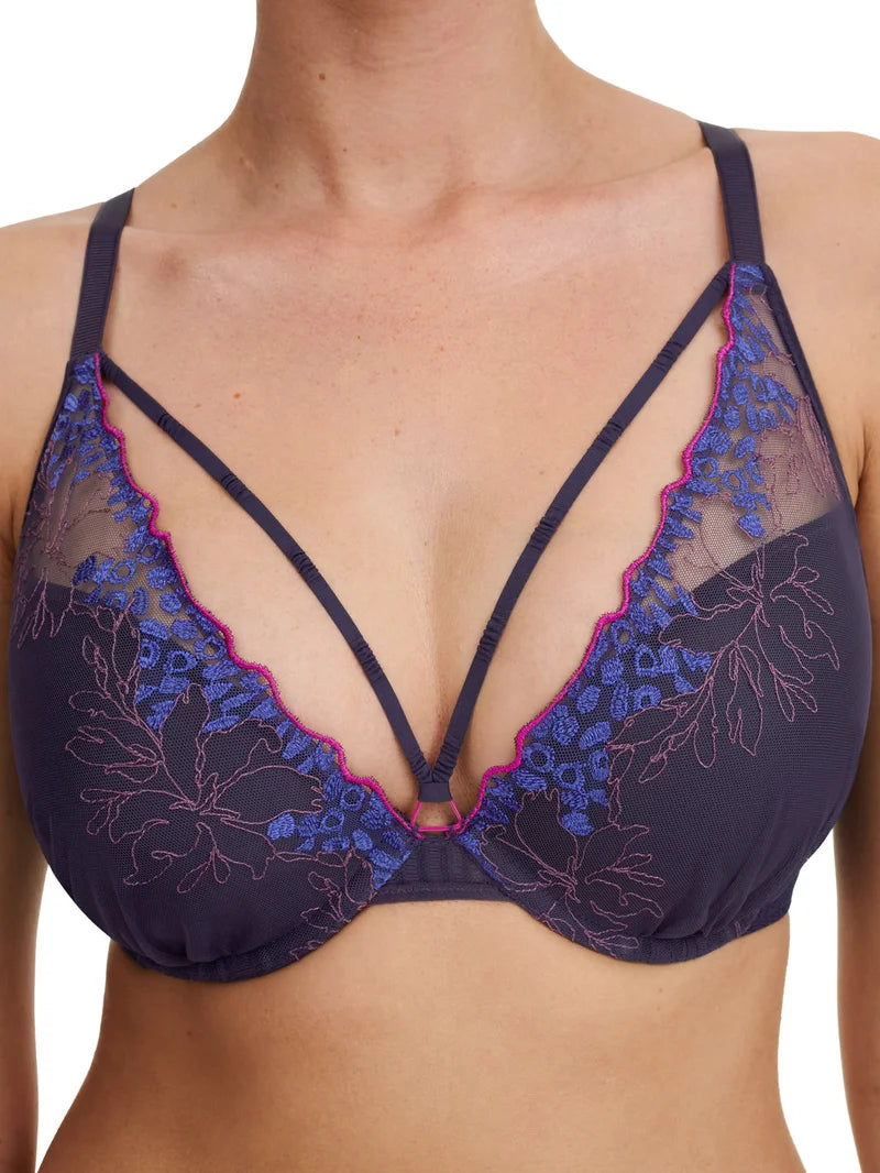 Chantelle - Spice Push Up Bra Midnight Blue Multico