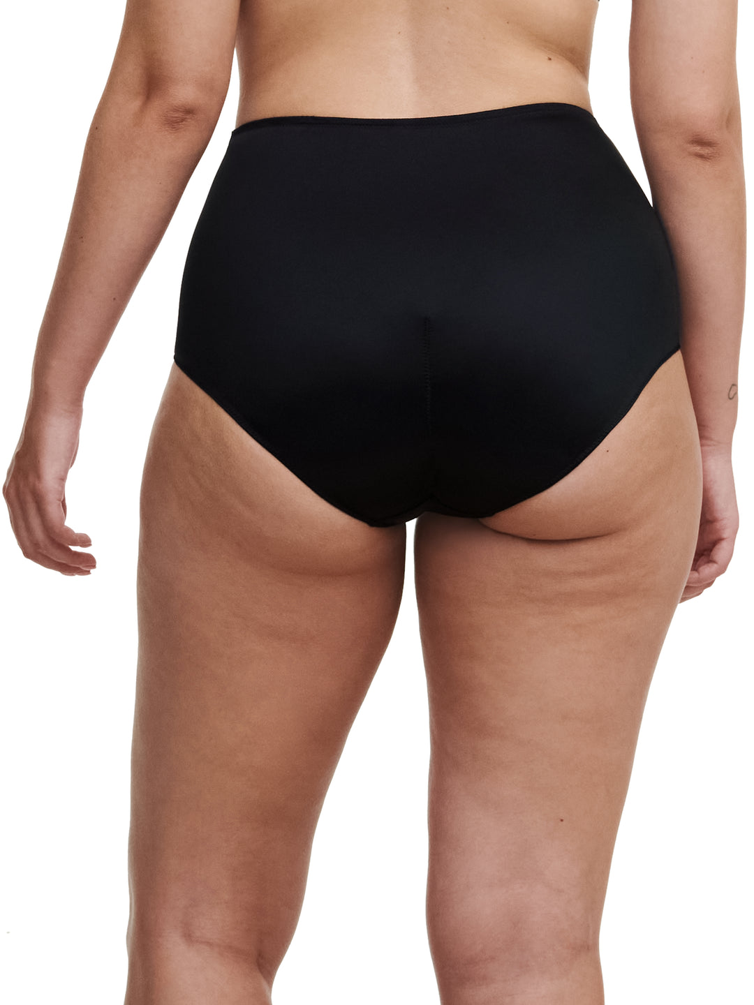 Chantelle - Tattoo Love High-Waisted Full Brief Black / Golden Beige