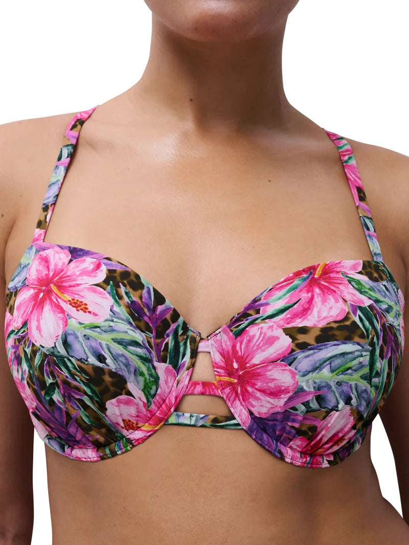 Chantelle Swimwear - Easy Pop T-Shirt Bikini Island Flowers