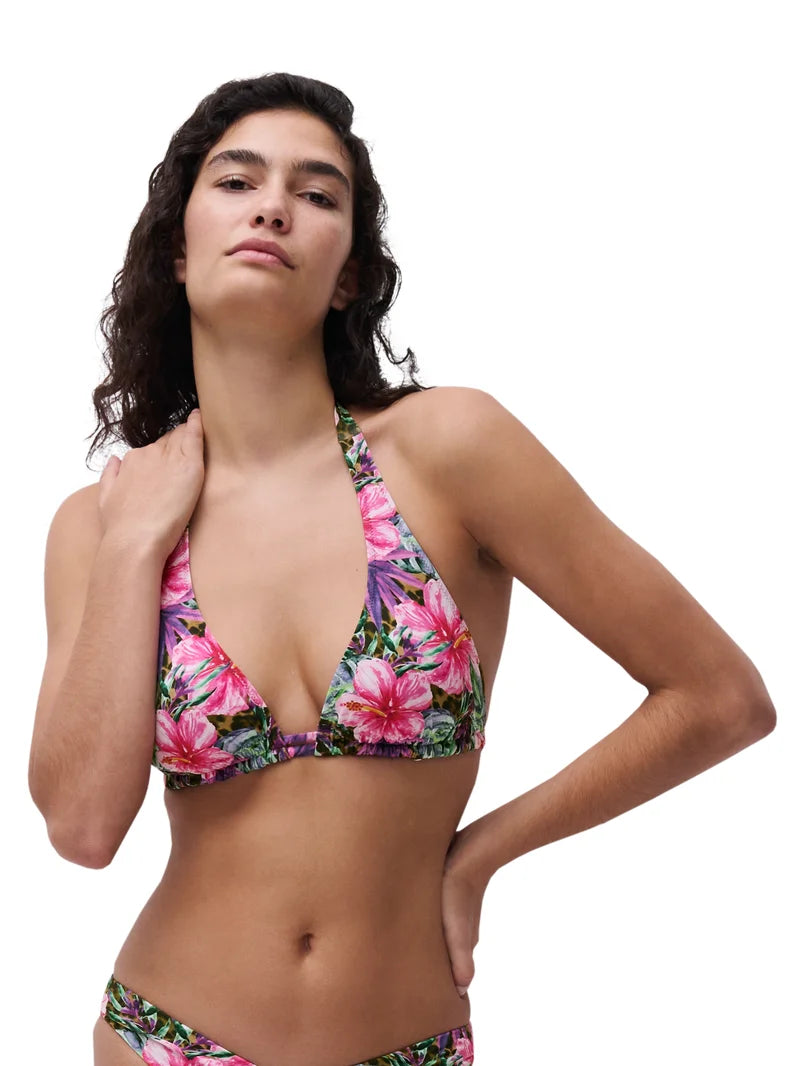Chantelle Swimwear - Easy Pop Wirefree Triangle Spacer Bikini Island Flowers