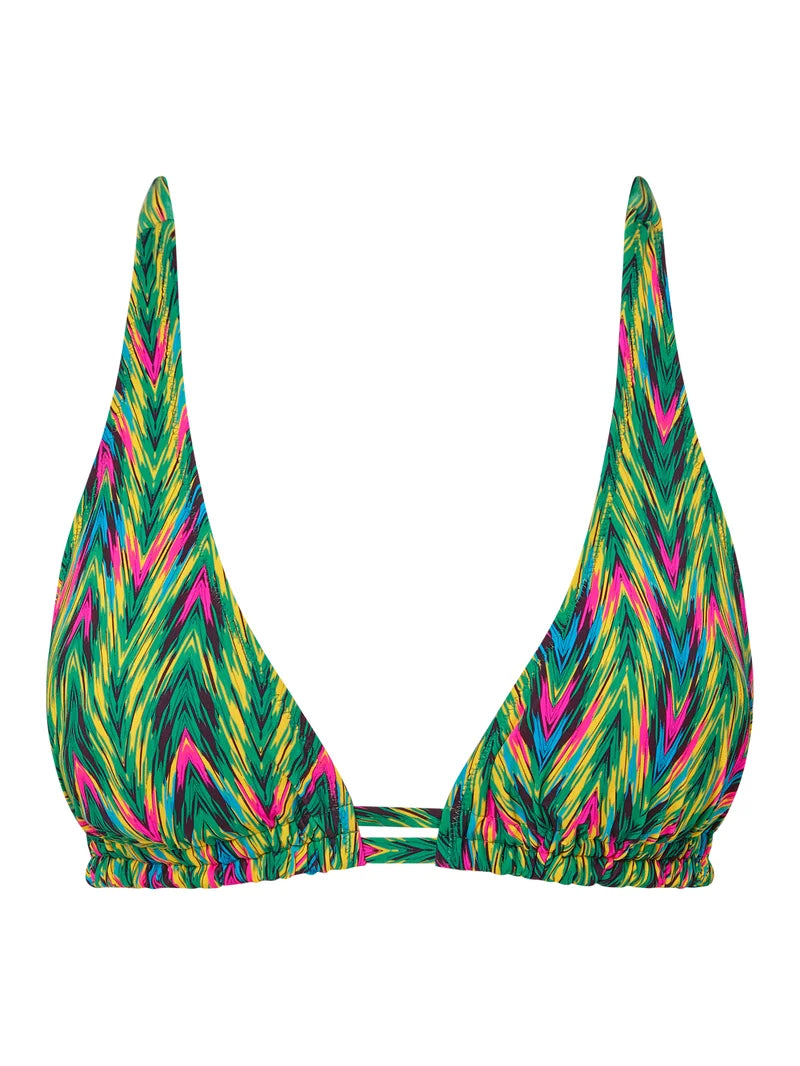 Chantelle Swimwear - Easy Pop Wirefree Triangle Spacer Bikini Green Rythm