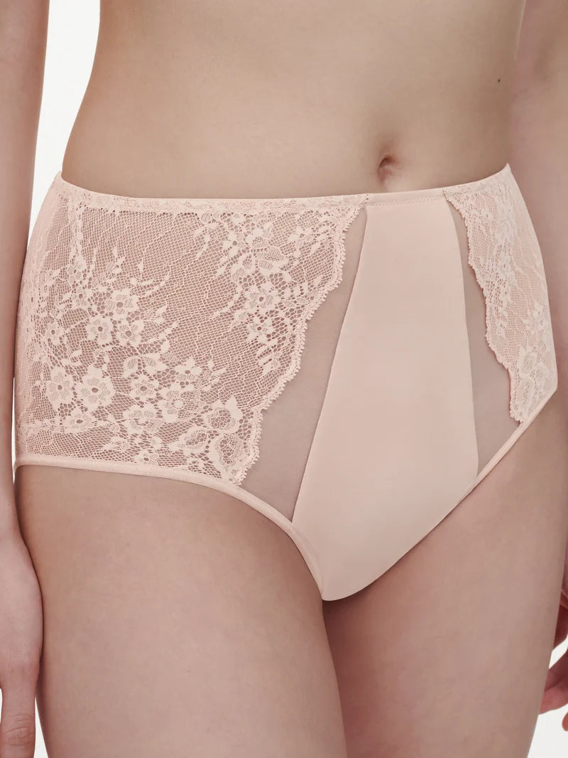 Chantelle - Crush High-Waisted Full Brief Dusky Pink