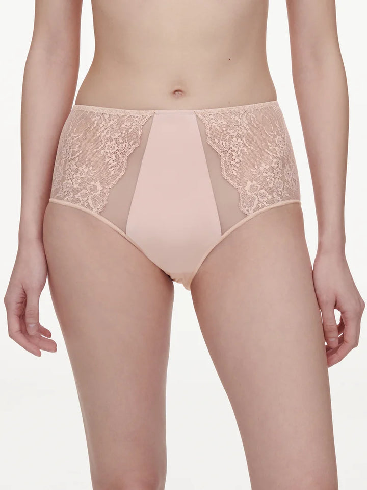 Chantelle - Crush High-Waisted Full Brief Dusky Pink
