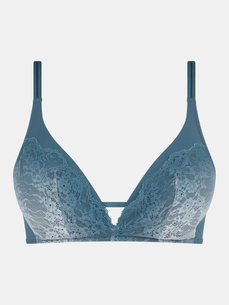 Chantelle - Crush Wirefree T-Shirt Bra Blue Petrol Gradient