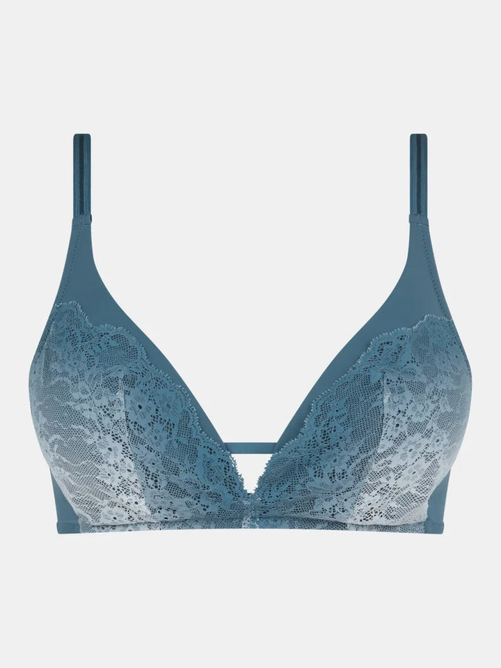 Chantelle - Crush Wirefree T-Shirt Bra Blue Petrol Gradient