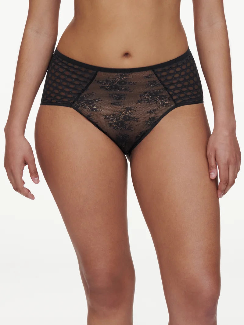 Chantelle - Poison High-Waisted Full Brief Black