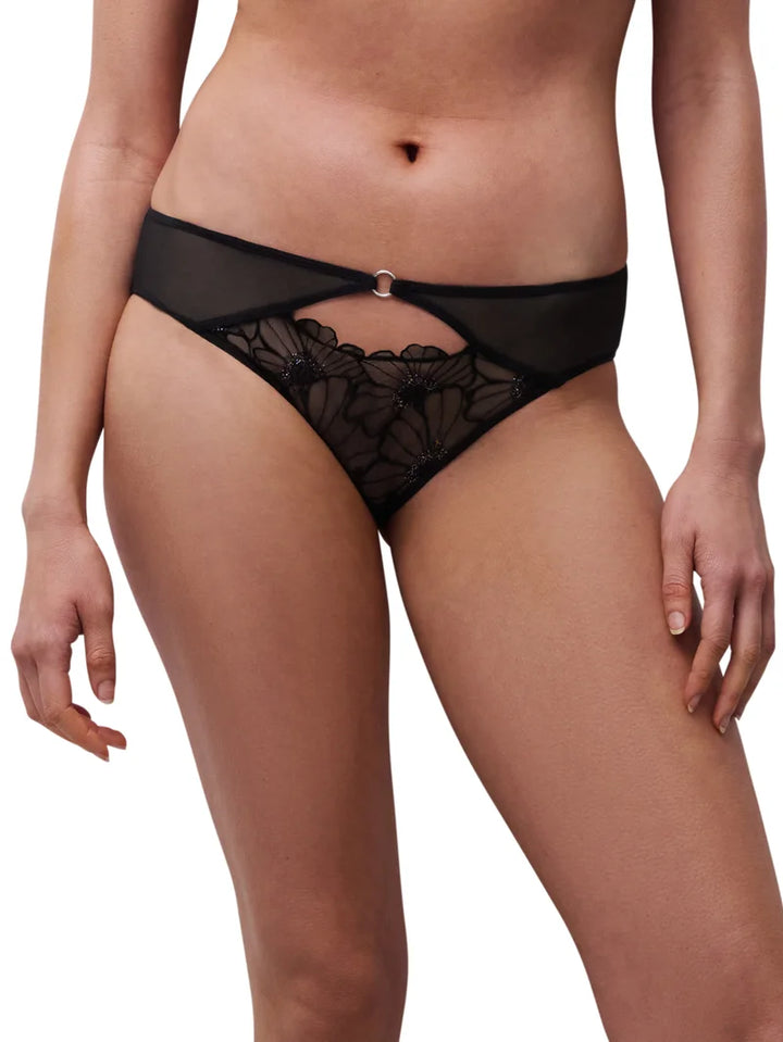 Chantelle - Lush Brief Festive Black