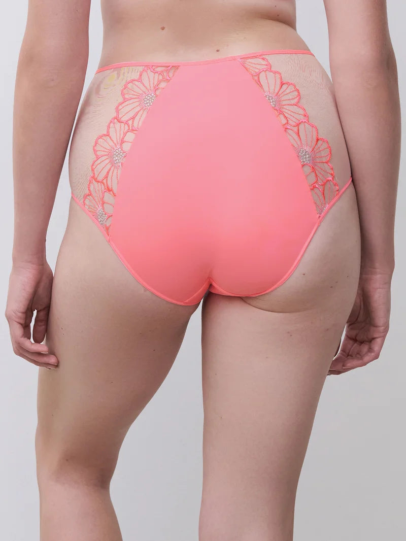 Chantelle - Lush High-Waisted Full Brief Bubblegum