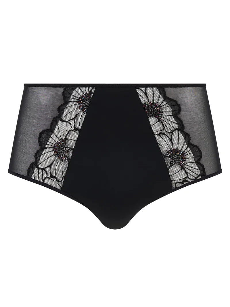 Chantelle - Lush High-Waisted Full Brief Festive Black