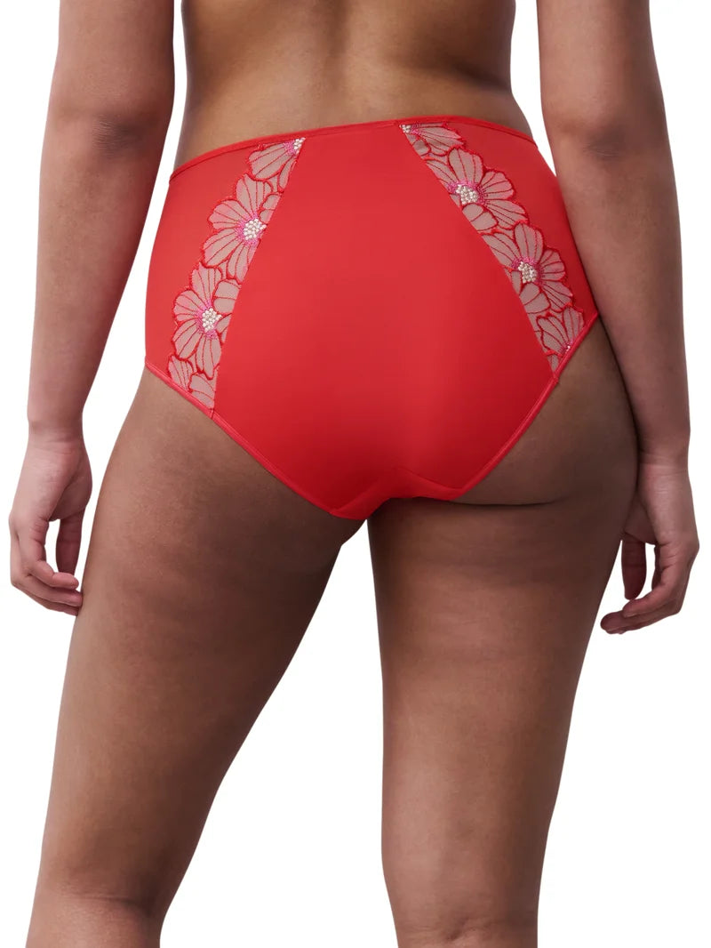 Chantelle - Lush High-Waisted Full Brief Flamboyant Flower