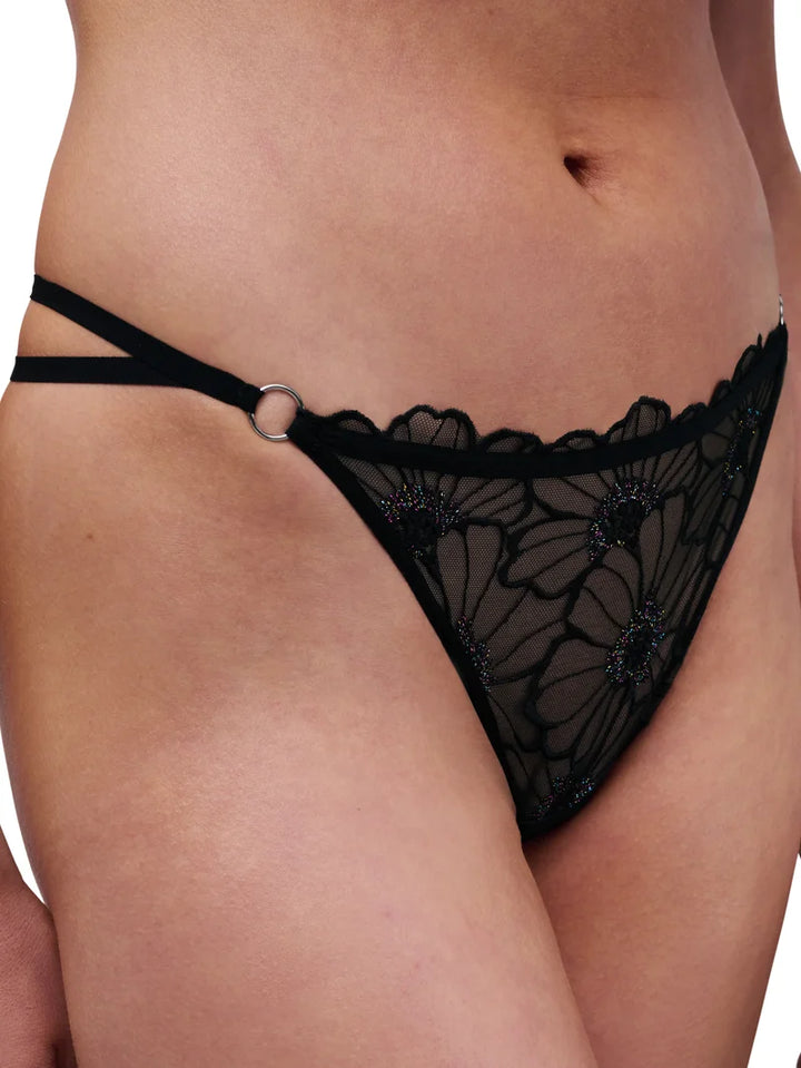 Chantelle - Lush Thong Festive Black