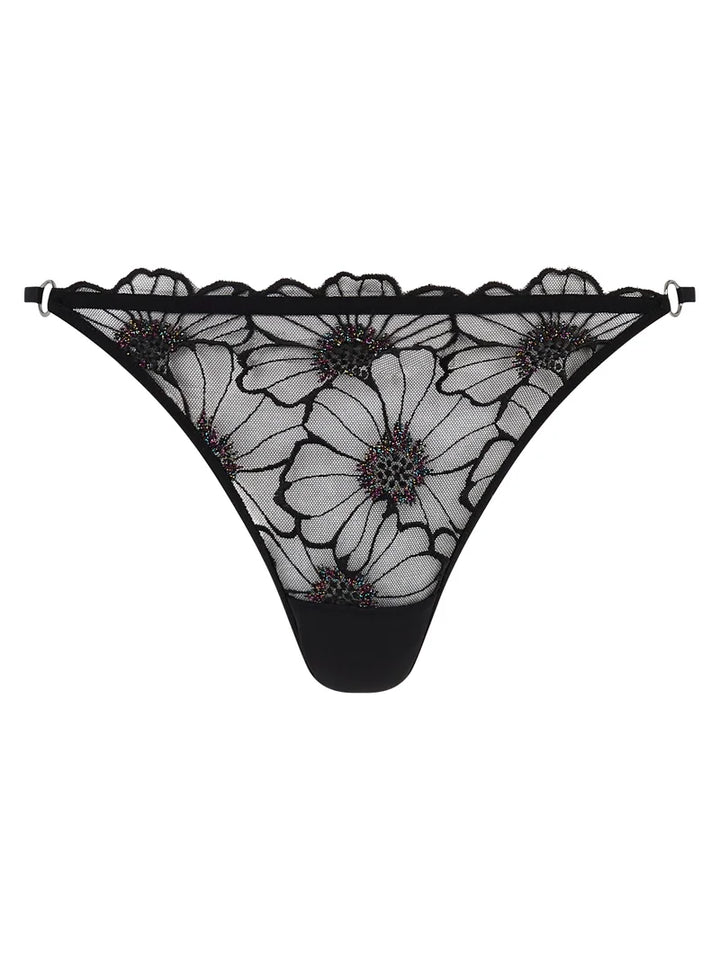 Chantelle - Lush Thong Festive Black