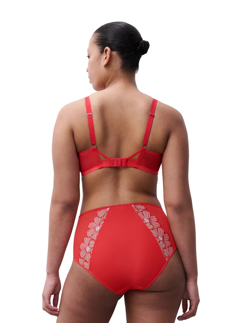 Chantelle - Lush High-Waisted Full Brief Flamboyant Flower