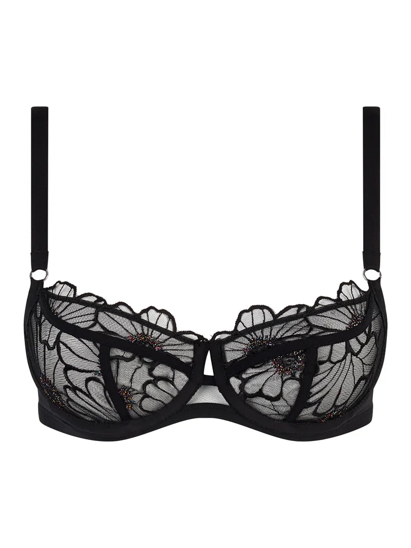 Chantelle - Lush Half-Cup Bra Festive Black