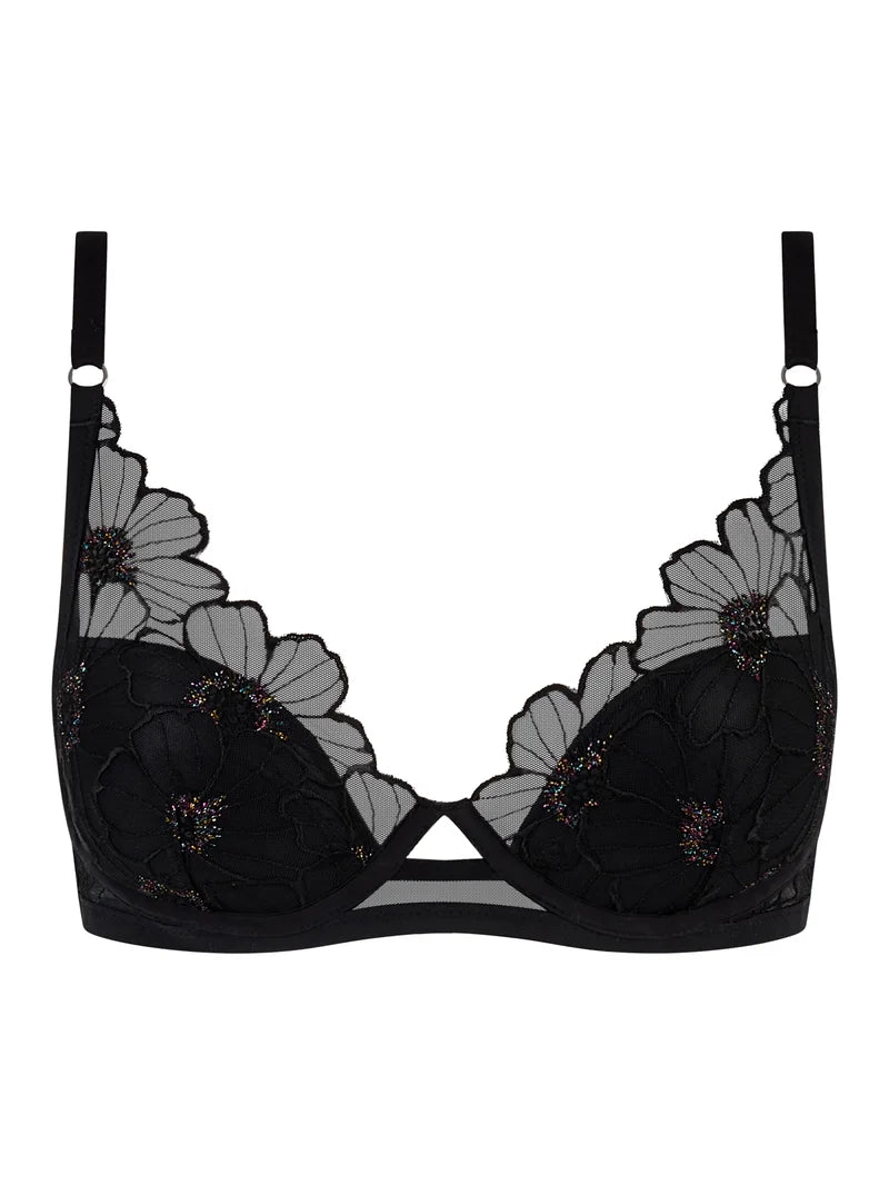 Chantelle - Lush Plunge T-Shirt Bra Festive Black