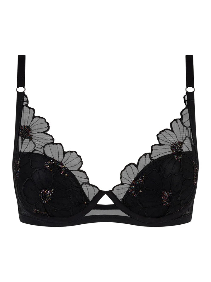 Chantelle - Lush Plunge T-Shirt Bra Festive Black