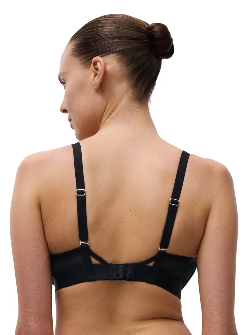 Chantelle - Lush Wirefree Triangle Bra Festive Black