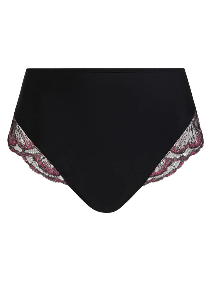 Chantelle - Lily High-Waisted Full Brief Romantic Black