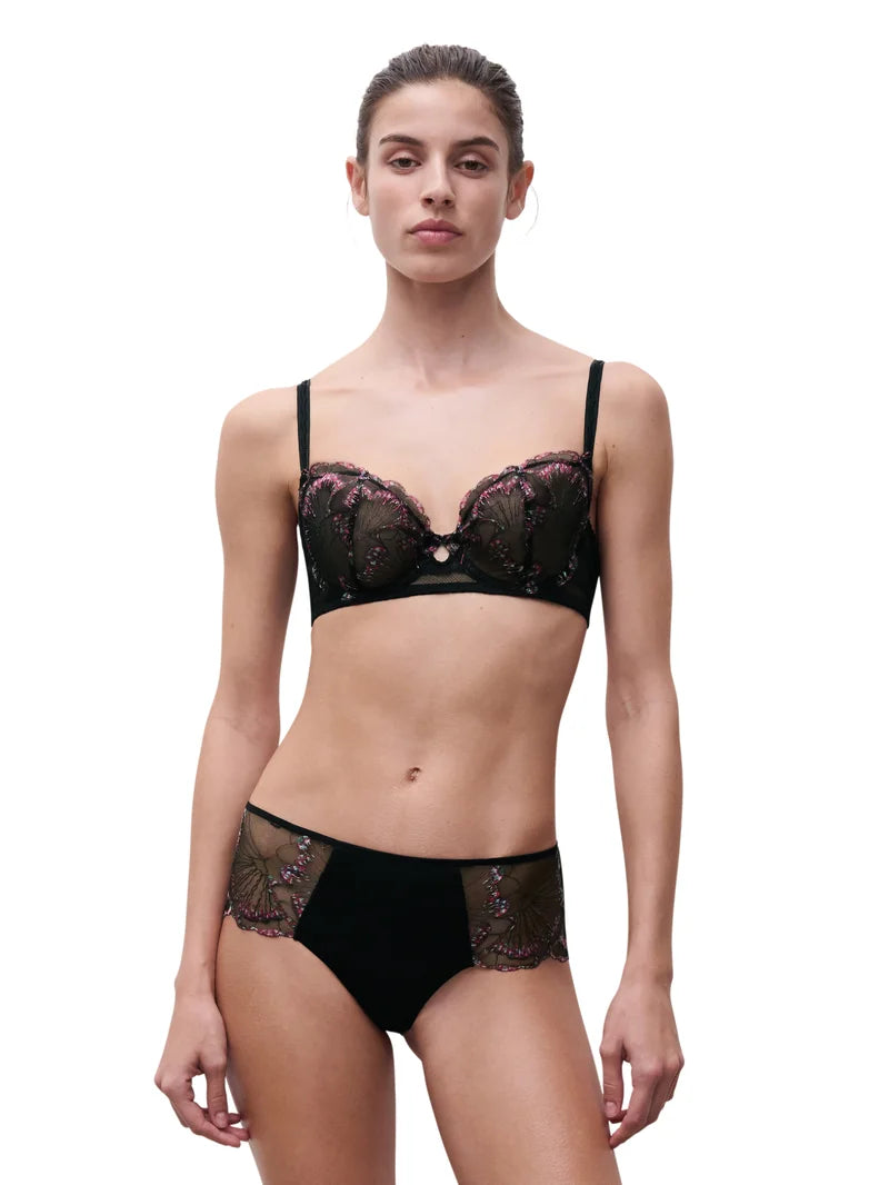 Chantelle - Lily Half-Cup Bra Romantic Black