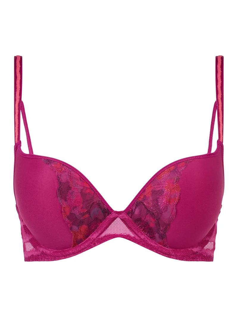 Chantelle - Lily Extra Push Up Bra Dark Fushia Multico